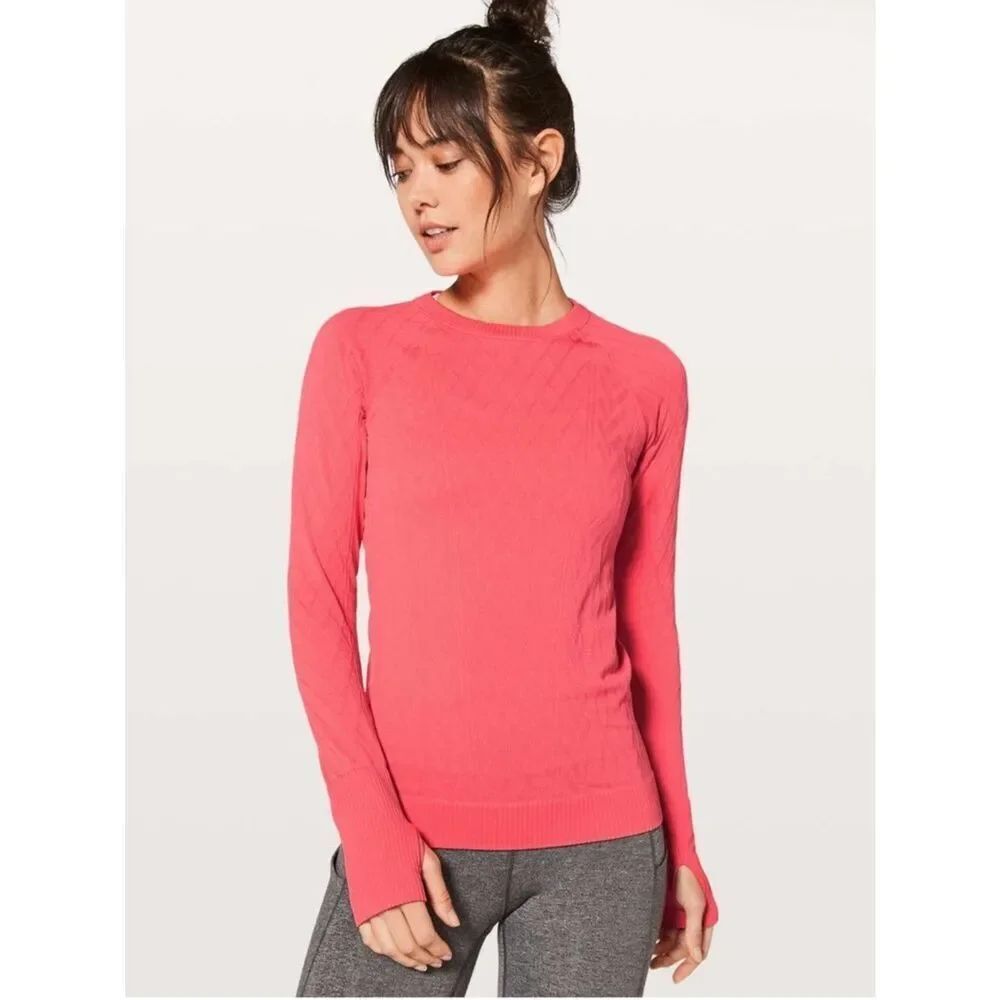Lululemon Rest Less Coral Pullover sweatshirt